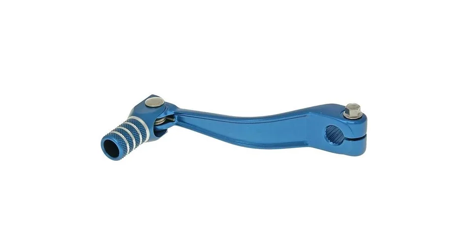 Sebváltókar alumínium kék Aprilia RX, SX, Derbi Senda, Gilera RCR, SMT (off-road, Supermoto) V-parts Prémium