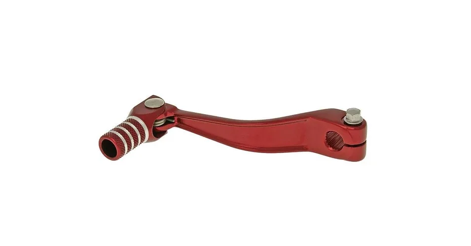 Csak ma Sebváltókar alumínium piros Aprilia RX, SX, Derbi Senda, Gilera RCR, SMT (off-road, Supermoto) V-parts