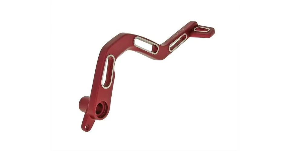 Utolsó esély Fékpedál alumínium piros Derbi Senda, Aprilia, Gilera (D50B, EBE050) V-parts