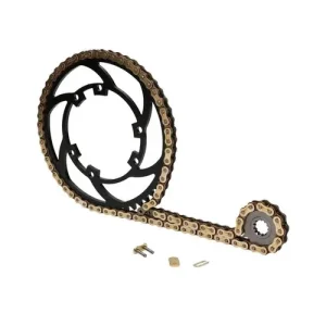 Végkiárusítás Láncszett 11/62 fogas 420 Derbi Senda, Gilera RCR, Aprilia RX, SX (Premium) 101-Octane