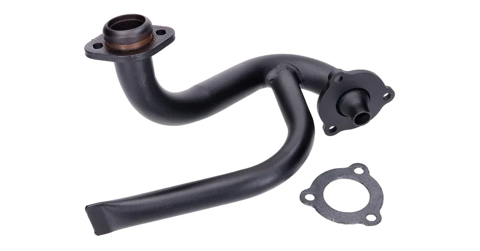 Kipufogócsonk fojtócsővel Aprilia RX, SX, Derbi Senda, Gilera RCR, SMT OEM Kiárusítás
