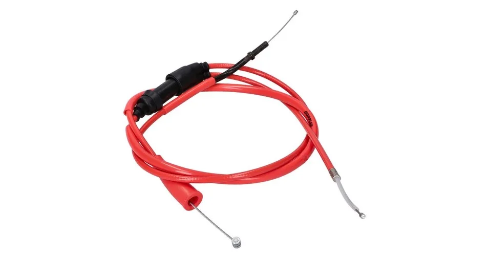 Gyors szállítás Gázbowden Aprilia RX, SX, Derbi Senda DRD, Gilera RCR, SMT (11-) piros Doppler PTFE