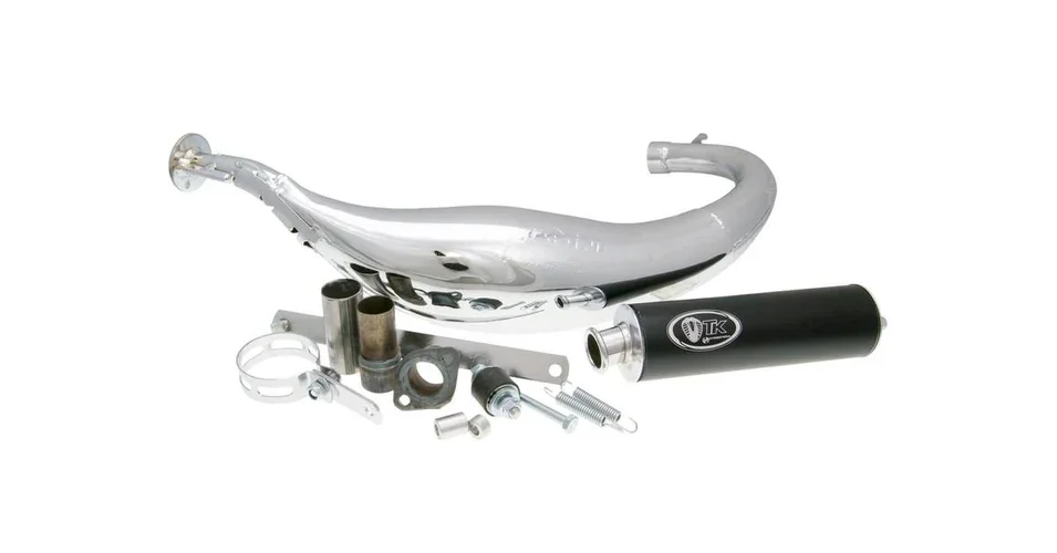 Különleges ajánlat Kipufogó Minarelli AM 80cc (króm) TurboKit Carreras