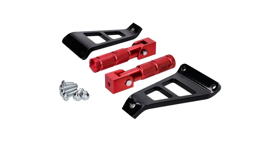 Lábtartó pár (utas) Beta RR 50 2021- (AM6) CNC piros 101-Octane Kiárusítás