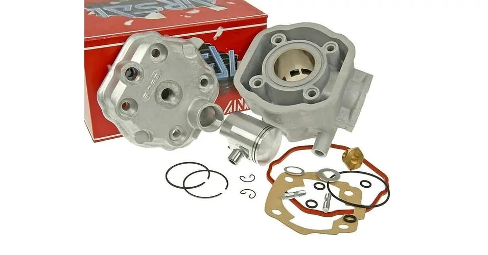 Azonnali szállítás Hengerszett + hengerfej Derbi Senda, GPR, Gilera RCR, SMT (EBE, EBS) 50cc 39,9mm Airsal Tech-Piston
