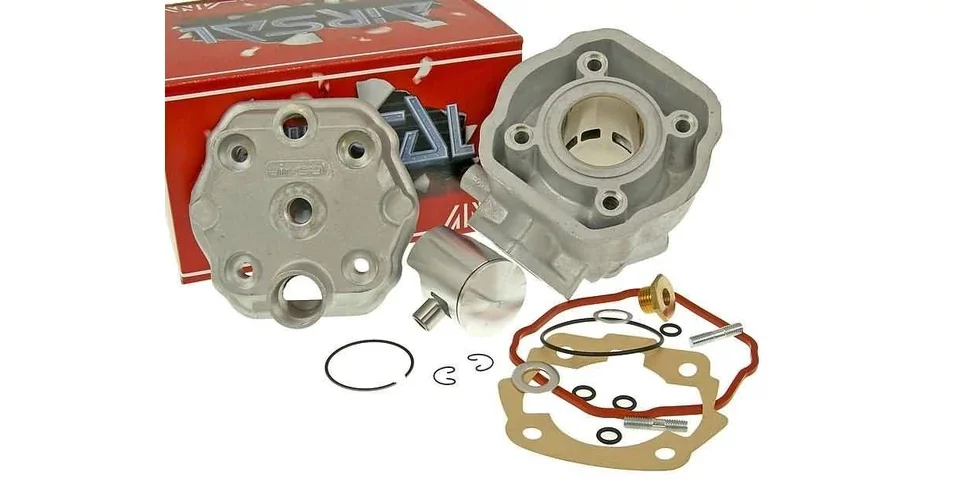 Hengerszett + hengerfej Derbi Senda, GPR, Gilera RCR, SMT (EBE, EBS) 50cc 39,9mm alumínium Airsal Sport Legkelendőbb