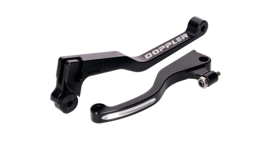 Fékkar + kuplungkar szett Derbi Senda DRD fekete CNC Doppler Ajánlat