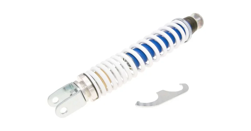 Teleszkóp hátsó 340mm kék-fehér Piaggio, Gilera Carbone Sport Azonnal elérhető