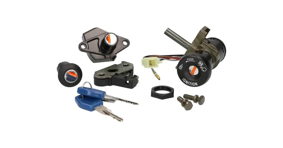 Gyújtáskapcsoló és zárszett Malaguti F15, F18 V-parts Legnépszerűbb