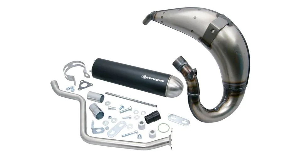 Expressz szállítás Kipufogó MBK X-Limit, Malaguti XSM, XTM, Motorhispania, Peugeot XPS, Yamaha DT Tecnigas E-NOX Steel