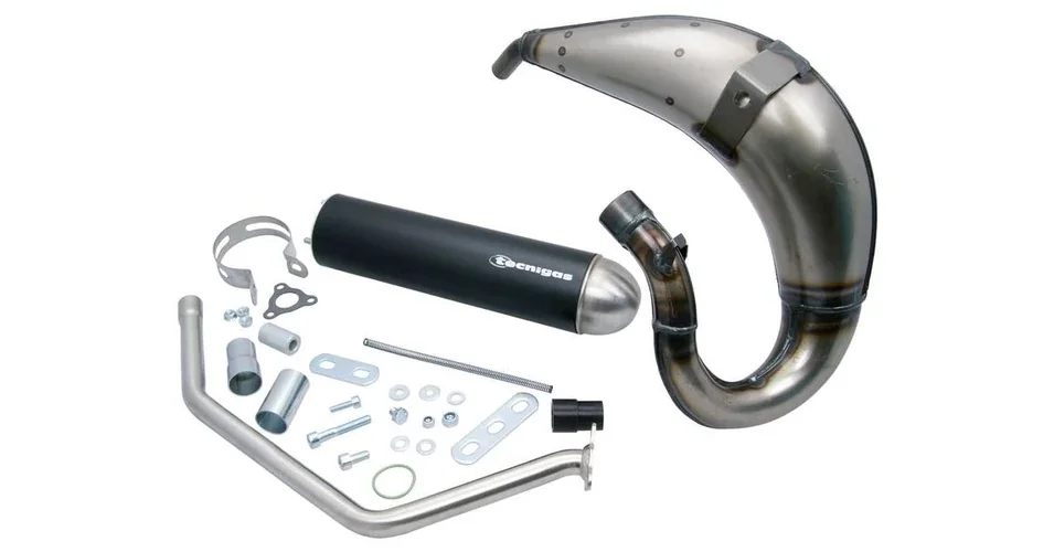 Expressz kézbesítés Kipufogó Rieju RR, Peugeot XP6, Motorhispania Tecnigas E-NOX Steel
