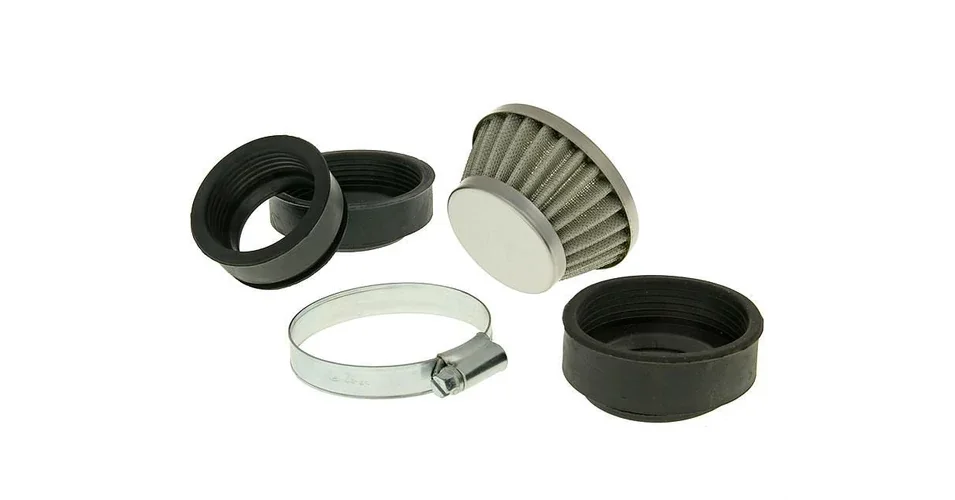Újdonság Levegőszűrő Power Shorty 44-58mm króm 101-Octane