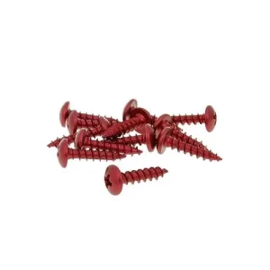 Végkiárusítás Csavar szett alumínium piros 12 db-os M5x20 V-parts