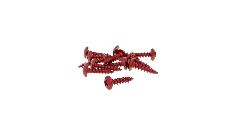 Végkiárusítás Csavar szett alumínium piros 12 db-os M5x20 V-parts