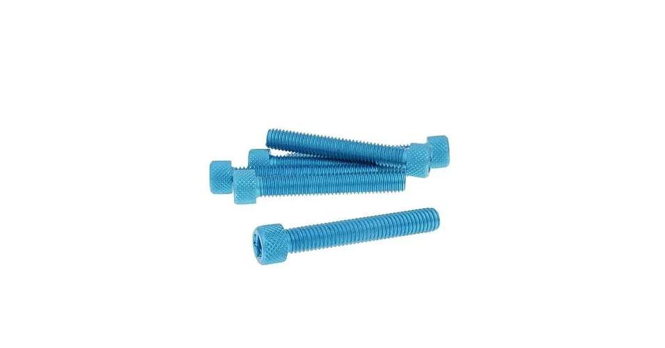 Árcsökkenés Csavar szett hatszögletű alumínium kék 6 db-os M8x50 V-parts