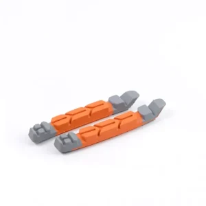 Újdonság Ashima Fékpofa gumi V-fékhez cserélhető szürke/narancs/szürke 72mm