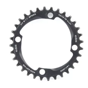 a2Z Narrow Wide (BCD: 104) 4 furatos szimmetrikus lánctányér [fekete, 30] Bestseller