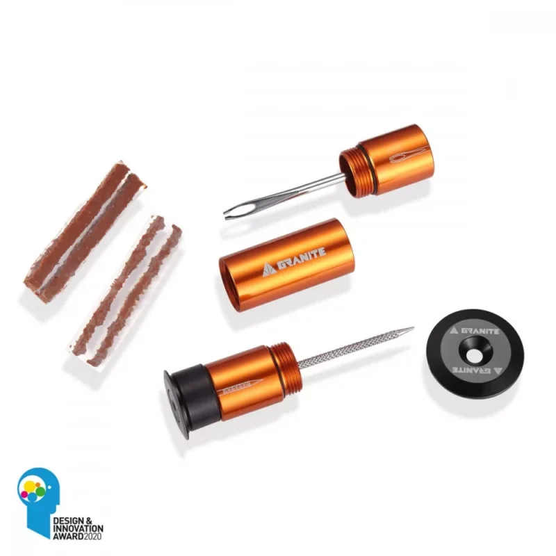 Árcsökkenés Granite Stash tire plug tubeless defektjavító készlet [narancssárga]