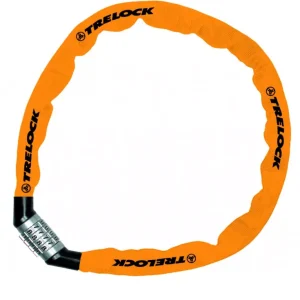 Trelock BC 115 Code számzáras láncos zár [narancs, 110 cm] Outlet