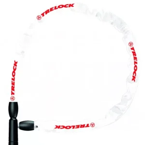 Trelock BC 115 kulcsos láncos zár [fehér, 110 cm] Kiárusítás