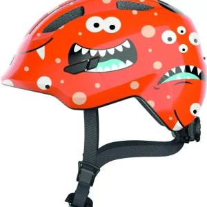 ABUS kerékpáros gyerek sisak Smiley 3.0, In-Mold, orange monster, M (50-55 cm) Ingyenes szállítás
