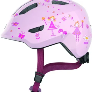 Ajánlat ABUS kerékpáros gyerek sisak Smiley 3.0, In-Mold, rose princess, S (45-50 cm)
