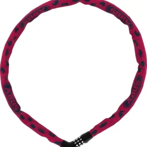 ABUS láncos lakat jelkóddal Steel-O-Chain Symbols 4804C/75, pink Végkiárusítás