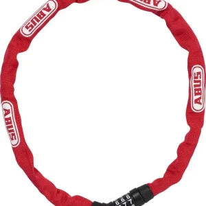 ABUS láncos lakat számzárral Steel-O-Chain 4804C/75, piros Legkelendőbb