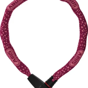 ABUS láncos lakat - Catena Color 6806/75 - cherry heart Outlet