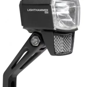 Trelock ls 800 light hammer 60 + zl 410 am első lámpa ebike akkumulátorhoz Vásárlói kedvenc