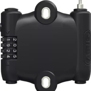 Legkelendőbb ABUS mini kábellakat számzárral Sportflex, 90 cm, kulacstartó szemre szerelhető, fekete