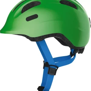 ABUS kerékpáros gyerek sisak Smiley 2.1, In-Mold, sparkling green, M (50-55 cm) Gyors kiszállítás