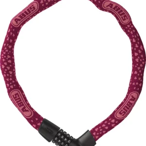 ABUS láncos lakat számzárral Tresor 1385/75, cherry heart (6mm) Prémium