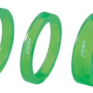 Vedd meg most BBB Cycling kerékpáros A-head alátét BHP-37 TransSpace, távtartó, zöld, 3 darabos szett (2x5mm és 1x10mm)
