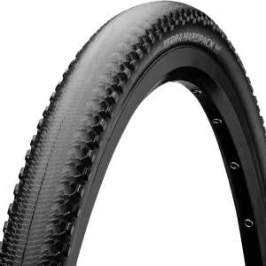 Árcsökkenés Continental gravel-cyclocross kerékpáros külső gumi 50-622 Terra Hardpack ShieldWall 28x2,0, hookless felni kompatibilis, tubeless ready, fekete/fekete hajtogathatós