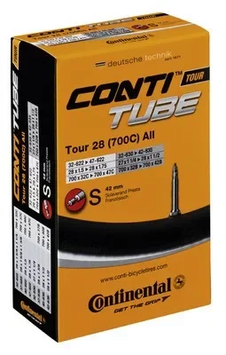Continental kerékpáros belső gumi 28/32-559/597 Tour 26 slim S42 dobozos Különleges ajánlat
