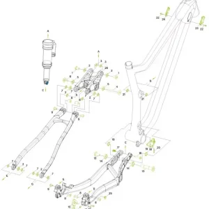 Vázhoz E-bike kulcs fedél eBN 2020/21/22 Szezonális akció