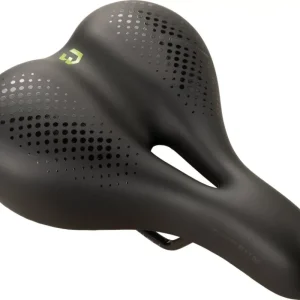 Azonnali szállítás Nyereg BIKEFUN RAVENNA Comfort trekking fekete Memory Foam - D391MF