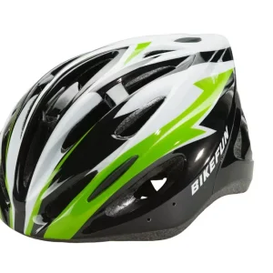 Prémium Fejvédő BIKEFUN COBBER fekete/zöld - HB25-BG