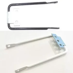 Árcsökkenés Csomagtartó rögzítő kengyel 130mm./tartozék/ fekete/fehér egyenes