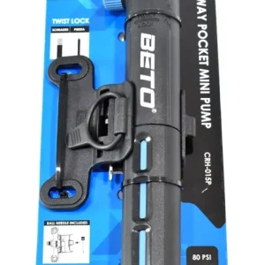 Ajánlat Pumpa beto mini plastic 2 utas fekete-kék+tartó av/fv crh-015pblue